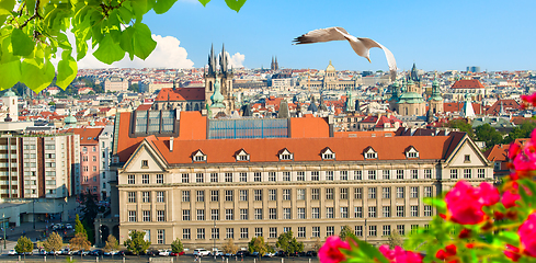 Image showing View of Prague from above