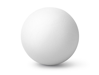 Image showing White ball isolated