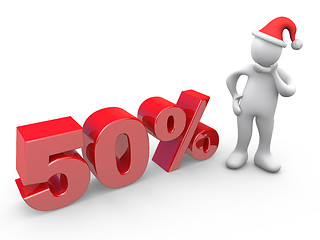 Image showing 50 Percent Off