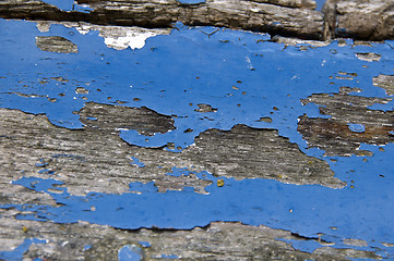 Image showing Peeling paint