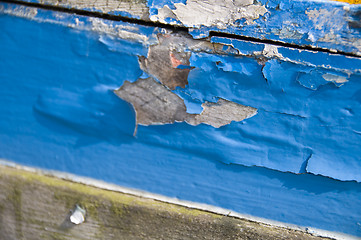 Image showing Peeling paint