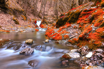 Image showing beautiful mountain valley in autumn