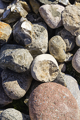 Image showing part of the ancient stone wall