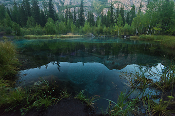 Image showing Blue Lake in the Altai