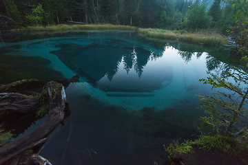 Image showing Blue Lake in the Altai