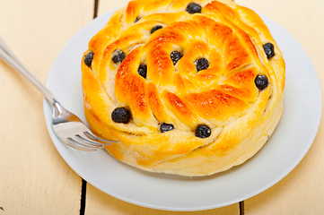 Image showing blueberry bread cake dessert