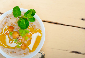 Image showing Hearty Middle Eastern Chickpea and Barley Soup