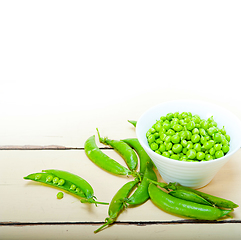 Image showing hearthy fresh green peas