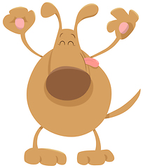 Image showing happy dog pet cartoon