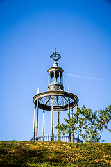 Image showing Gazebo in Jardin Des Plantes botanical garden, Paris, France