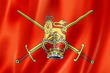 Image showing British Army flag, UK