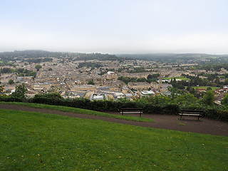 Image showing Aerial view of Bath