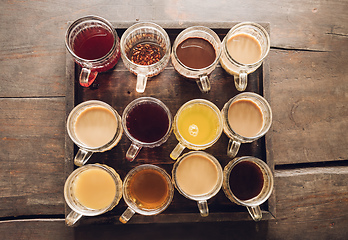 Image showing coffee served on cofee plantation, Bali Indonesia