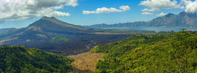 Image showing Mount Batur-One of the famous volcanos, Indonesia