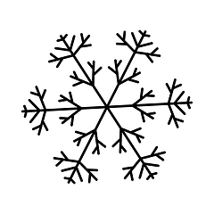 Image showing Snowflake Icon