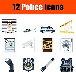 Image showing Police Icon Set