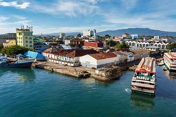Image showing harbor in Kota Manado City, Indonesia