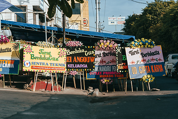 Image showing Street of Manado city, Indonesia