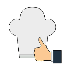 Image showing Thumb Up To Chef Icon