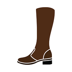 Image showing Autumn Woman Boot Icon