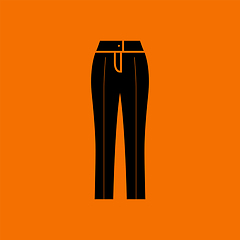 Image showing Business Woman Trousers Icon