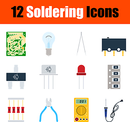 Image showing Soldering Icon Set