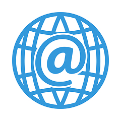 Image showing Global E-mail Icon
