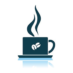 Image showing Smoking Cofee Cup Icon