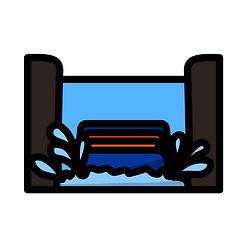 Image showing Water Boat Ride Icon