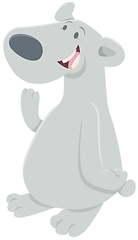 Image showing polar bear cartoon animal