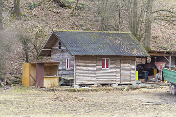 Image showing rural wooden shed