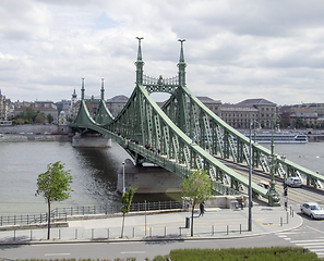 Image showing Liberty Bridge in Budapest