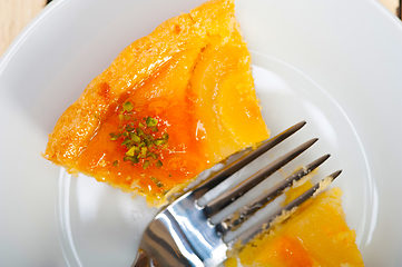 Image showing fresh pears pie dessert cake