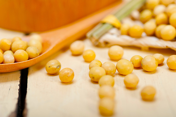 Image showing organic soya beans