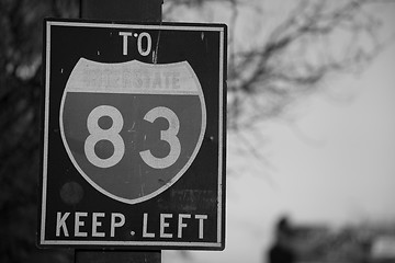 Image showing Interstate 83 sign