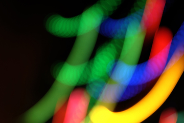 Image showing Abstract colorful motion background with blurred lights 