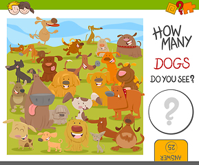 Image showing count the dogs game