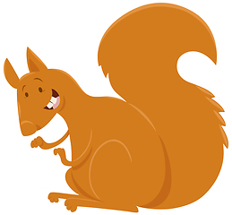 Image showing squirrel cartoon animal character