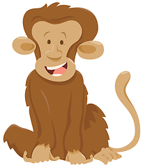 Image showing funny monkey animal character