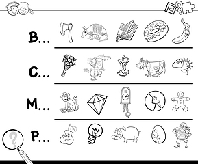 Image showing find picture coloring book