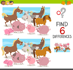 Image showing spot the differences for kids