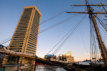 Image showing Inner Harbor of Baltimore