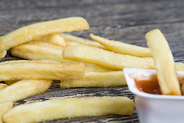Image showing fresh yellow fries