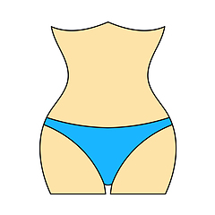 Image showing Icon Of Slim Waist