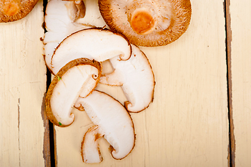 Image showing shiitake mushrooms