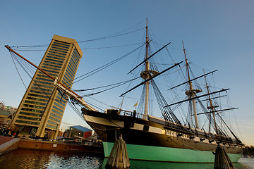 Image showing Inner Harbor of Baltimore