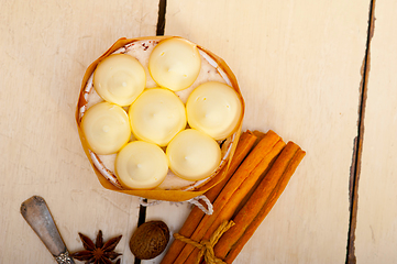 Image showing vanilla and spice cream cake dessert