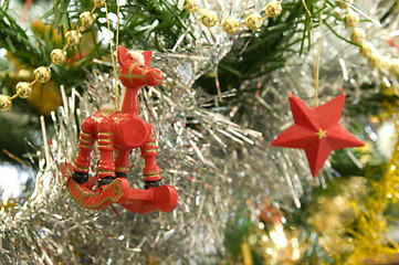 Image showing christmas tree decorations