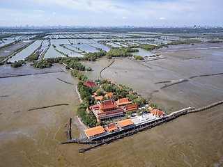 Image showing Wat Khun Samut Chin in Samut Prakan, Thailand