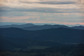 Image showing Landscape on the mountain pass